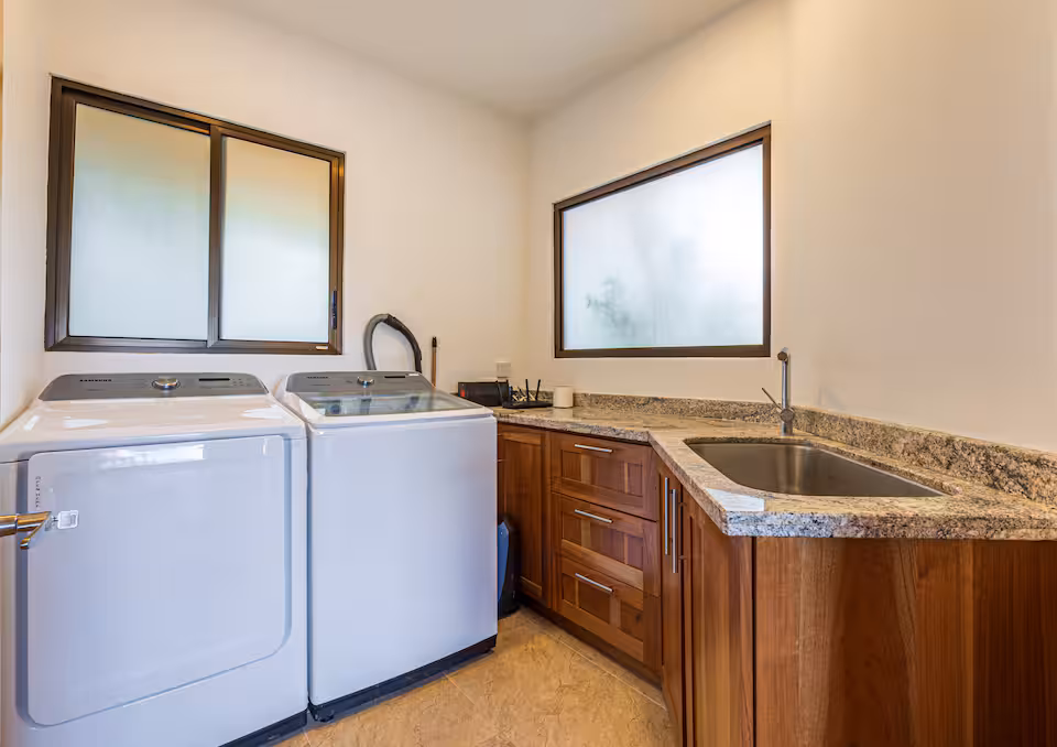 Evening ambiance with pool lighting at KsaLinda luxury vacation rental